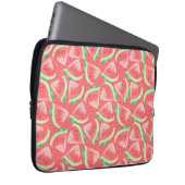 Schattigee zomer Kawaii Waterverf Watermeloen Laptop Sleeve (Voorkant Rechts)