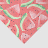 Schattigee zomer Kawaii Waterverf Watermeloen Tissuepapier (Detail)