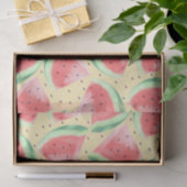 Schattigee zomer Kawaii Waterverf Watermeloen Tissuepapier (Geschenk)