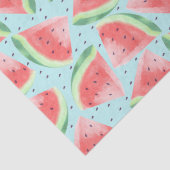 Schattigee zomer Kawaii Waterverf Watermeloen Tissuepapier (Detail)