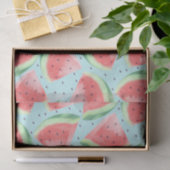 Schattigee zomer Kawaii Waterverf Watermeloen Tissuepapier (Geschenk)