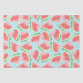 Schattigee zomer Kawaii Waterverf Watermeloen Tissuepapier (Voorkant)