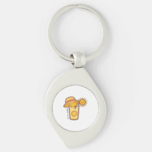 Schattigee zomer limonade Cartoon T-shirt – Sunny  Sleutelhanger