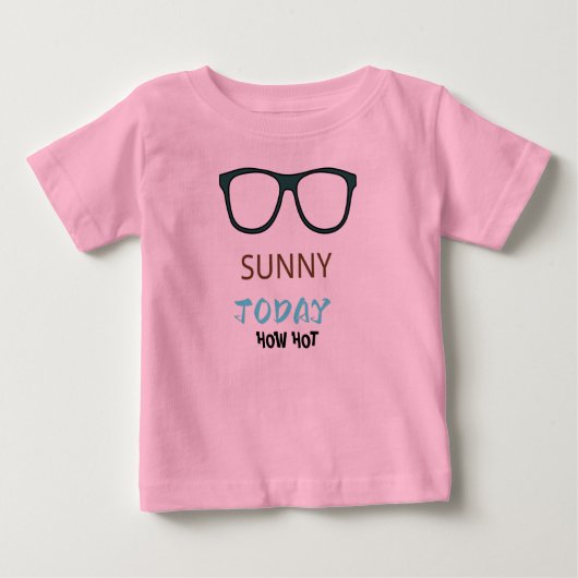 Schattigee zomer roze Baby (Voorkant)