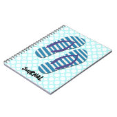 Schattigee zomer Teenslippers Art Journal Notitieboek (Linkerzijde)