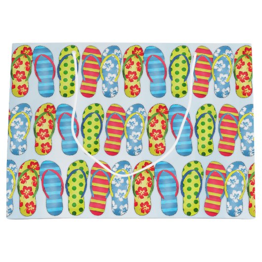 Schattigee zomer Teenslippers Groot Cadeauzakje (Voorkant)