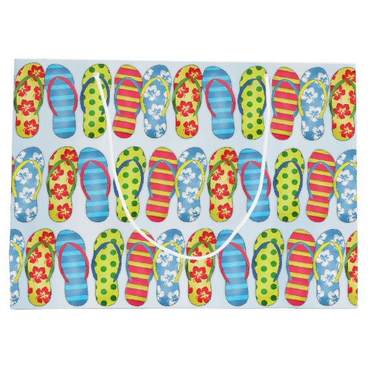 Schattigee zomer Teenslippers Groot Cadeauzakje (Achterkant)