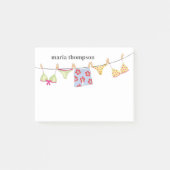 Schattigee Zomer Toevoegen Jouw naam Aangepast Post-it® Notes (Voorkant)