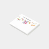 Schattigee Zomer Toevoegen Jouw naam Aangepast Post-it® Notes (Schuin)