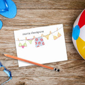 Schattigee Zomer Toevoegen Jouw naam Aangepast Post-it® Notes