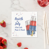 Schattigee zomer Vierde juli Custom Servet (Insitu)