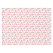 Schattigee zomeraardbeien en -bloesems tafelkleed (Voorkant (Horizontaal))