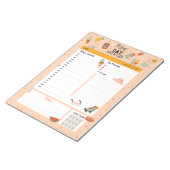 Schattigee zomercitaat dagelijkse planner om te do notitieblok (Schuin)