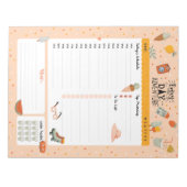 Schattigee zomercitaat dagelijkse planner om te do notitieblok (Voorkant)