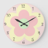 Schattigee zomerdaisy bloemblaadjesgradiënt Verjaa Grote Klok (Voorkant)