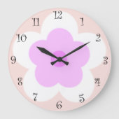 Schattigee zomerdaisy bloemblaadjesgradiënt Verjaa Grote Klok (Voorkant)