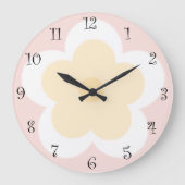 Schattigee zomerdaisy bloemblaadjesgradiënt Verjaa Grote Klok (Voorkant)