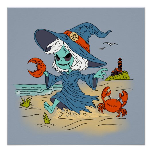 Schattigee zomerheks perfect poster (Voorkant)