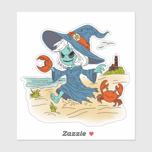 Schattigee zomerheks sticker (Vel)