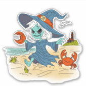 Schattigee zomerheks sticker (Voorkant)