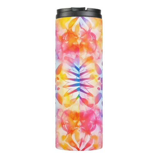 Schattigee zomerkleurstof thermosbeker (Achterkant)