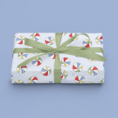 Schattigee zomerpatroon strandballen cadeaupapier