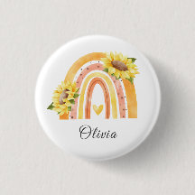 Schattigee Zonnebloem Kleurrijke Gele Regenboog Me