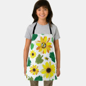 Schattigee zonnebloembij schort (Insitu)