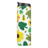 Schattigee zonnebloembij thermosbeker (Geroteerd rechts)