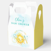 Schattigee zonneschijn Hier komt het Son Baby show Bedankdoosjes (Geopend)