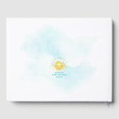 Schattigee zonneschijn Hier komt het Son Baby show Gastenboek (Achterkant)