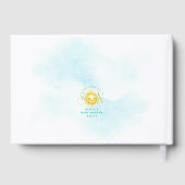 Schattigee zonneschijn Hier komt het Son Baby show Gastenboek (Achterkant)