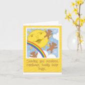 Schattigee zonneschijn regenboog krijgen goed Binn Kaart (Gele Bloem)