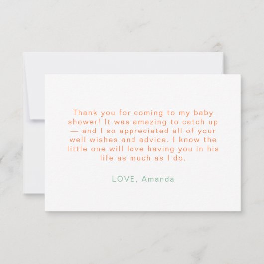 Schattigee zonneschijn Waterverf zon zomer dank u Bedankkaart (Achterkant)