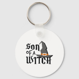 Schattigee zoon van een heks Halloween Shirt Boys  Sleutelhanger
