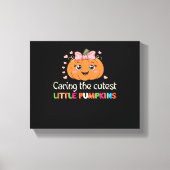 Schattigee zorg voor de Schattigee kleine pompoene Canvas Afdruk (Voorkant)
