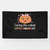 Schattigee zorg voor de Schattigee kleine pompoene Spandoek (Horizontaal)