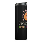 Schattigee zorg voor de Schattigee kleine pompoene Thermosbeker (Gedraaid links)