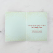 Schattigee Zuidwest Dessert Snowman Kerst Kaart (Binnen)