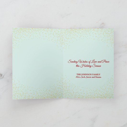 Schattigee Zuidwest Dessert Snowman Kerst Kaart (Binnen)