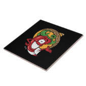 Schattigee zuidwestelijke chili peper decor tegeltje (Zijkant)