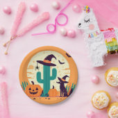 Schattigee, zuidwestelijke Halloweenwoestijn / cac Papieren Bordje (Feest)