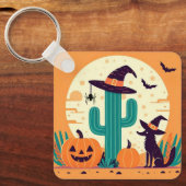 Schattigee, zuidwestelijke Halloweenwoestijn / cac Sleutelhanger (Voorkant)