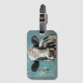 Schattigee Zuivel Koe Boerderij Schilderij Bagagelabel (Voorkant (verticaal))