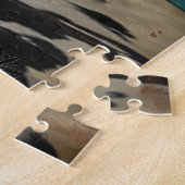 Schattigee Zuivel Koe Boerderij Schilderij Legpuzzel (Zijkant)