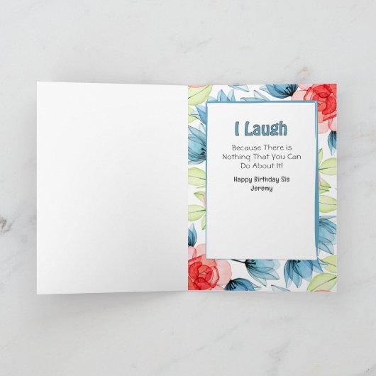 Schattigee zus Funny Gezegde Etnische Cartoon Verj Kaart (Binnen)