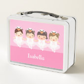 Schattigee Zwaan Dansende Ballerina Meisjes Gepers (Achterkant)