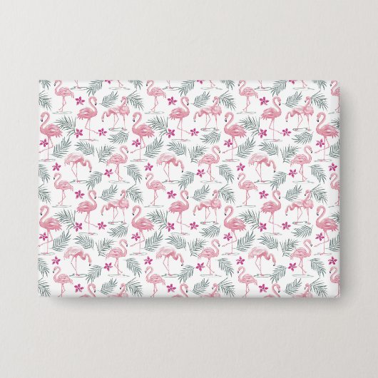 Schattigee zwanenvogels herhaald patroon button (Voorkant)