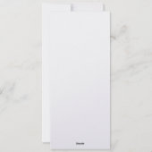 Schattigee zwanenvogels herhaald patroon feestdagenkaart (Achterkant)