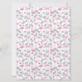 Schattigee zwanenvogels herhaald patroon kaart (Voorkant)